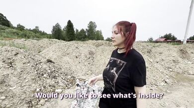 Hot Stranger Lost In The Woods, I'm Fucking Her Pussy While She Doesn't Notice, Pretending To Help