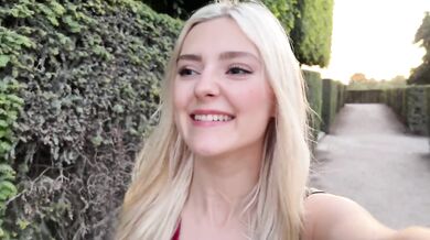 I fucked a random guy on my weekend in Paris and let him cum on me - Eva Elfie
