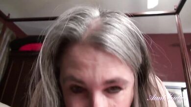 Aunt Judy's - Your Mature Step-Auntie Grace gives you a Good Morning Blowjob (POV)
