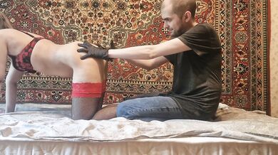 Sasha Earth masturbates anal Anastasia Mistress