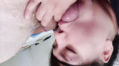 I'm sucking on balls a lot, I like balls????‍