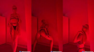 Swedish blonde teen stripping goes wild