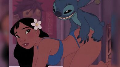 Nani Lilo and Stitch Hentai Nani Pelekai Passionate Anal Sex with Adult Stitch & Creampie Nani & Stitch Anal Hentai Loving Backdoor Tanned Brunentte