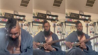 Morning blues practice