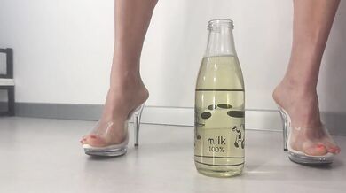 I pee into a bottle through a funnel.
