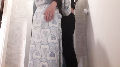 While my mother was in the bedroom my girlfriend and I fucked in the hallway - lesbian_illusion