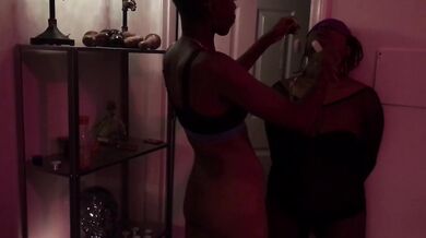 Ebony BDSM Sensory Deprivation