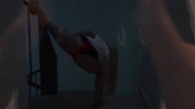 Neighbor gave me a blowjob in the stairwell, then I fucked her at her place