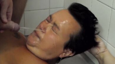 Johns is Peeing all over Jens Face