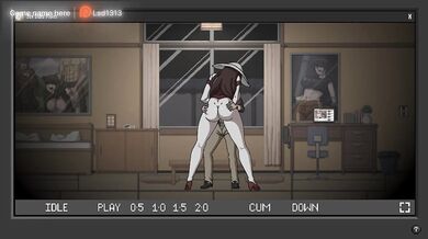 The girl mistress ghost loves it when I rub my dick on her wet pussy. Hentai Game