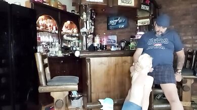Two dicks one face stand with a blonde