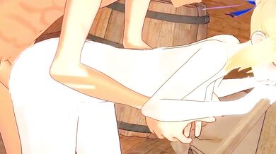 Honkai Star Rail x Fate – Fate Saber Gets Fucked & Squirts Nonstop 3D Hentai Sex Animation