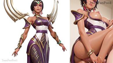 Big Tits Karma hentai from League Of Legends hentai by ToonFunPool