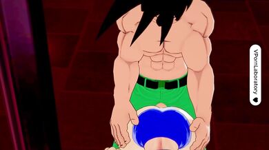 Goku and Android 18 Intense sex in the house of pleasures