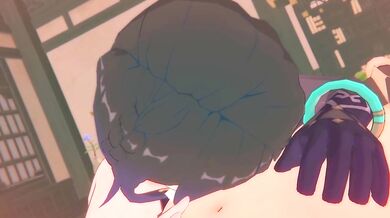 Yelan Riding POV - Genshin Impact