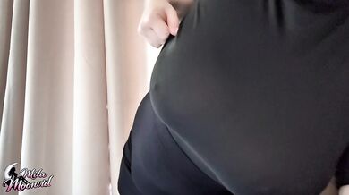 What would You do to me, if I do this on Your desk? Extra pounding at the end, hubby catched me fingering my tasty pussy