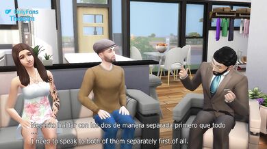 Cheating wife is fucked behind her husband's back without him noticing by the marriage counselor