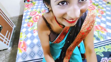 Hot Teen stepsis tight Rosiy pussy hard fucking by big dick xxx video in Hindi Audio
