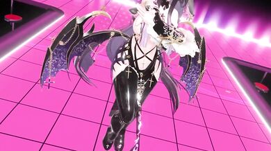 Girls Song MMD | Elf VTuber Strip Dance