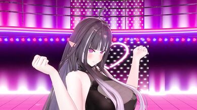 Girls Song MMD | Elf VTuber Strip Dance