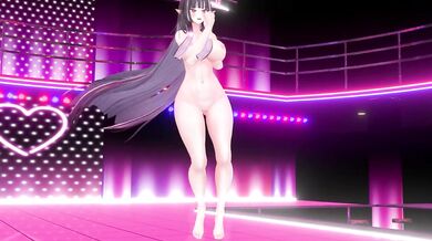 Girls Song MMD | Elf VTuber Strip Dance