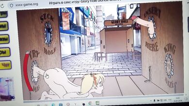 I can't resist masturbating while playing porn hentai. Role-playing game