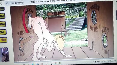 I can't resist masturbating while playing porn hentai. Role-playing game