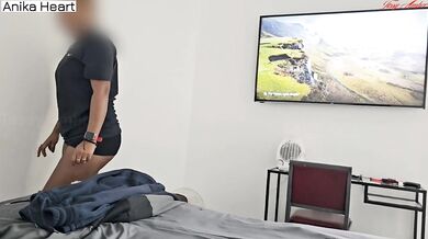 Cleaning Lady Caught me Jerking Off - I Paid her Extra to Suck my Cock Dry
