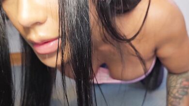 Pornstar Mariana Martix ends up fucking with her private yoga instructor in the middle of her personal class