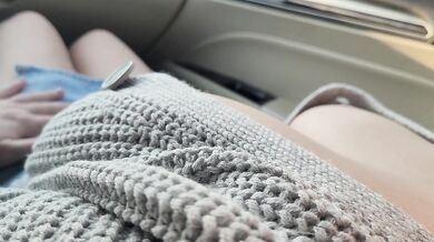 Picked Up Hot Babe in Sweet Sweater and Jeans Skirt and Wasn't expecting Her be so Naughty