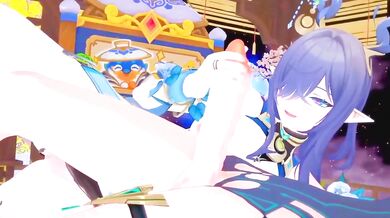 Genshin Impact – Nefer x Lauma Naughty Sex (Group Sex and Futa Sex) | 3D Hentai Sex Animation