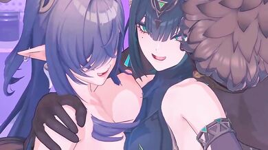 Genshin Impact – Nefer x Lauma Naughty Sex (Group Sex and Futa Sex) | 3D Hentai Sex Animation
