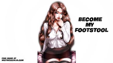 Mesmerized to Become my Footstool Femdom