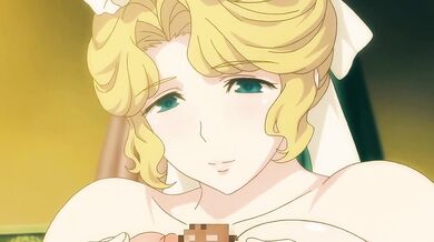 A Blonde Maid with Huge Tits Loves Sucking Cock
