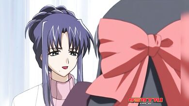 HENTAI PROS - Hot MILF Teacher And Her Stepdaughter Get Fucked Hard At Elite Rinkan Gakuen