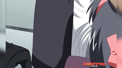 HENTAI PROS - Hot MILF Teacher And Her Stepdaughter Get Fucked Hard At Elite Rinkan Gakuen