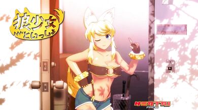 HENTAI PROS - Blonde Wolf Girl Loves Blowjobs, Titfucks, And Deep Doggystyle Before Bedtime