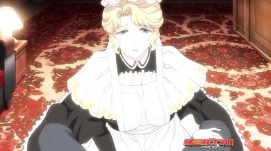 HENTAI PROS - Your Blonde Maid Maria Worships Your Cock And Fucks You Morning, Noon, And Night