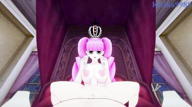 Perona and I have intense sex in the bedroom. - One Piece POV Hentai