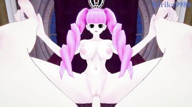 Perona and I have intense sex in the bedroom. - One Piece POV Hentai