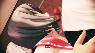 Busty Beauty Likes to Suck Cock and Ride in Reverse Cowgirl | Hentai English Subbed