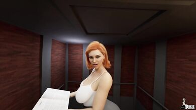 Having sex with my teacher in the elevator