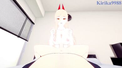 Power and I have intense sex in the bedroom. - Chainsaw Man POV Hentai