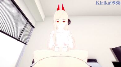 Power and I have intense sex in the bedroom. - Chainsaw Man POV Hentai