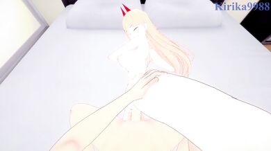 Power and I have intense sex in the bedroom. - Chainsaw Man POV Hentai