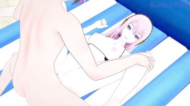 Megurine Luka and I have intense sex on the beach at night. - Project SEKAI VOCALOID Hentai