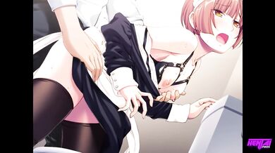 HENTAI PROS - Stunning Maid Role Plays With Her Boss Whenever Her Madam Is Not Around