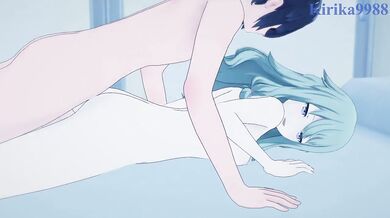 Kusanagi and I have intense sex in the bedroom. - Project SEKAI Hentai