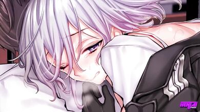 Hentai Pros - Pretty Babe Works So Hard And Gets Horny At The Same Then A Man Shows Up To Fuck Her