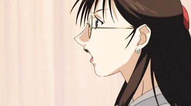Anime lesbian group and masturbation session